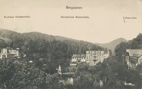 Bergzabern Kurhaus Sanatorium Luisenruhe gl1918 102.780