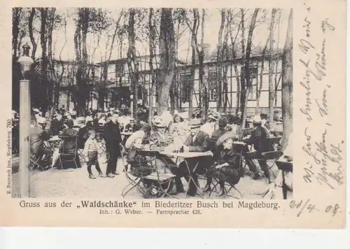 Waldschänke im Biederitzer Busch gl1908 90.644