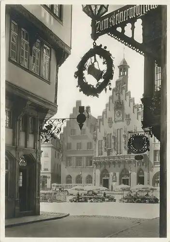 Frankfurt a.M. Der Römer vom Alten Markt gl1933 101.027