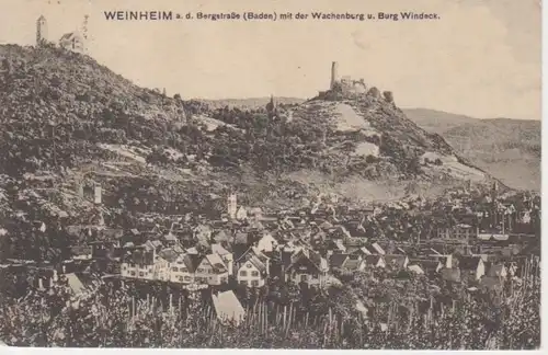 Weinheim a.d.B. Wachenburg Windeck bahnpgl1920? 64.820