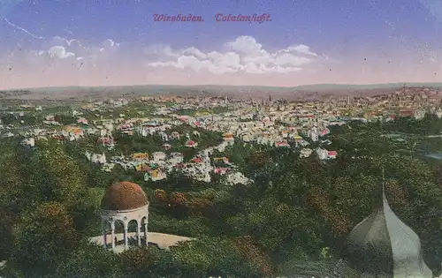 Wiesbaden Gesamtpanorama gl1916 102.869