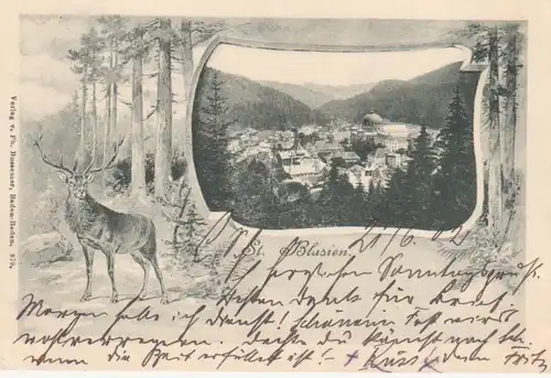 St. Blasien Litho Panorama gl1902 82.142