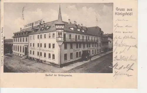 Königsfeld Gasthof der Brüdergemeine gl1906 81.291