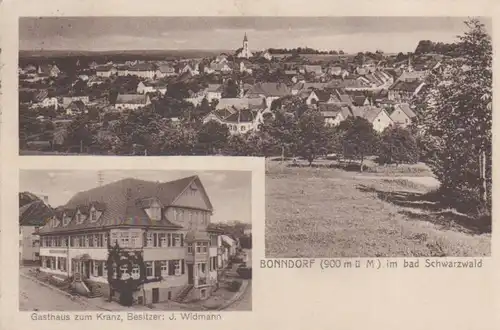 Bonndorf Gasthaus zum Kranz Panorama gl1927 82.161