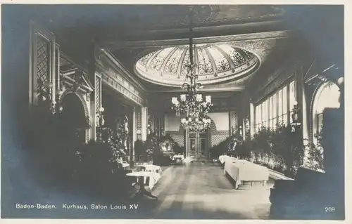 Baden-Baden Kurhaus Salon Loius XV ngl 102.121