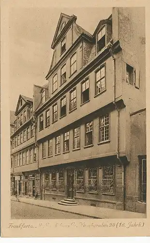 Frankfurt a.M. Goethehaus ngl 100.989