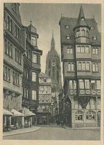 Frankfurt a.M. Blick vom Römerberg ngl 101.011