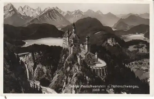 Hohenschwangau Schloß Neuschwanstein gl1938 26.363