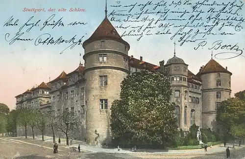 Stuttgart Das alte Schloß gl1919 101.241