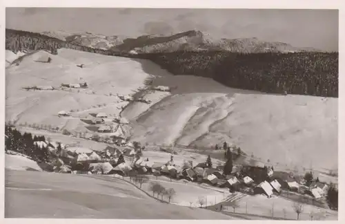 Todtnauberg Blick gegen Silberberg Schnee gl1954 81.823