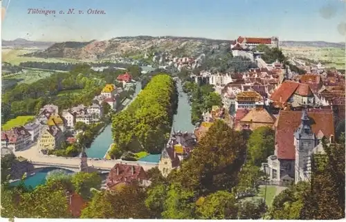 Tübingen von Osten her gl1929 26.996