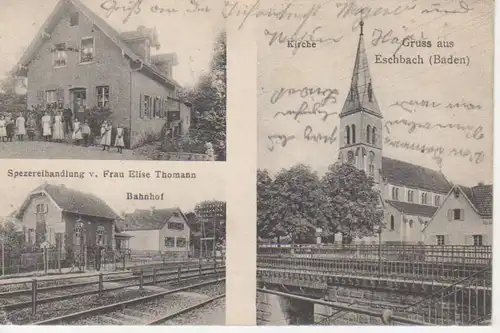 Eschbach Handlung Thomann Bahnhof Kirche gl1913 81.852