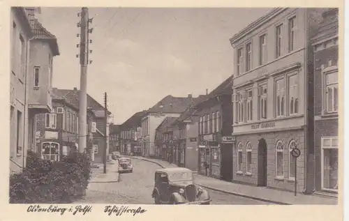 Oldenburg i.Holst. Schuhstraße altes Auto ngl 65.452