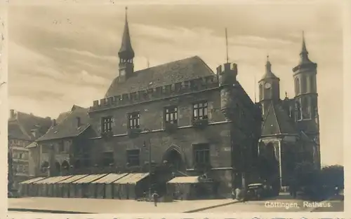 Göttingen Rathaus gl1927 100.660