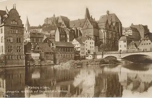 Marburg an der Lahn Universität und Schloß ngl 100.609