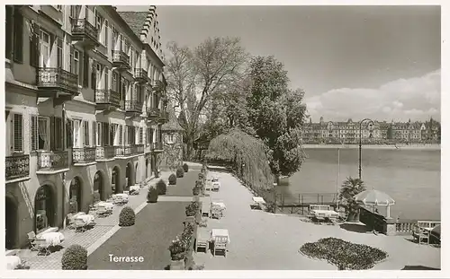 Konstanz a.B. Insel-Hotel Terrasse ngl 101.501