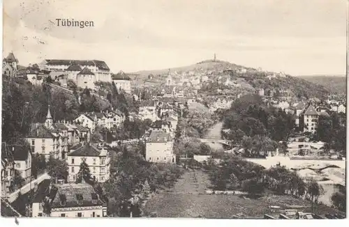 Tübingen Blick über die Stadt gl1918 24.065