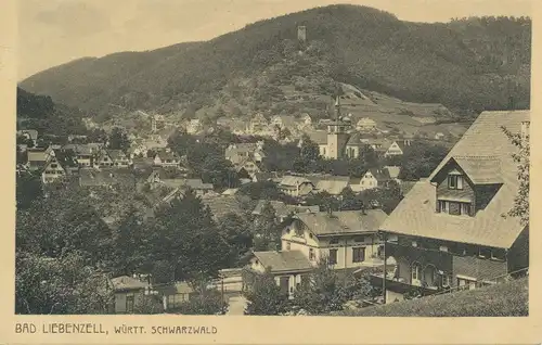 Bad Liebenzell Schwarzwald Teilansicht gl1920? 101.930