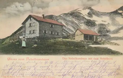 Nebelhornhaus mit dem Nebelhorn gl1900 102.548