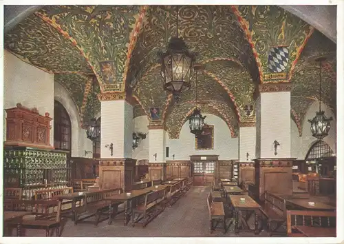 München Hofbräuhaus Innenansicht gl1938 102.620