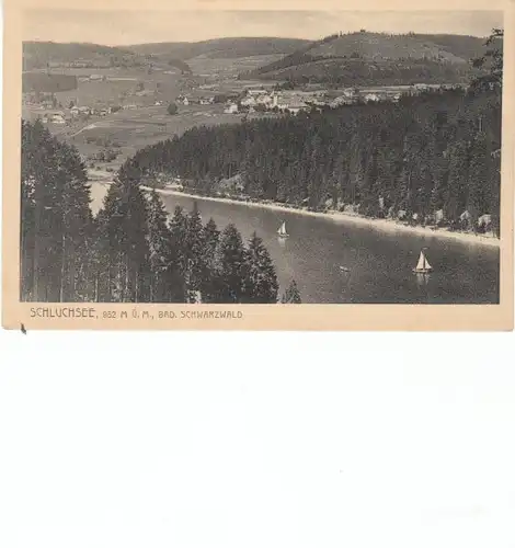 Schluchsee Schwarzwald von oben gl1912 24.032