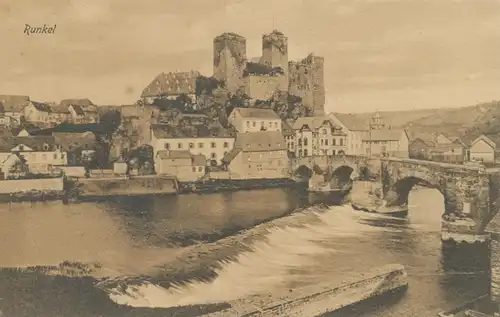 Runkel Panorama mit Brücke ngl 102.684