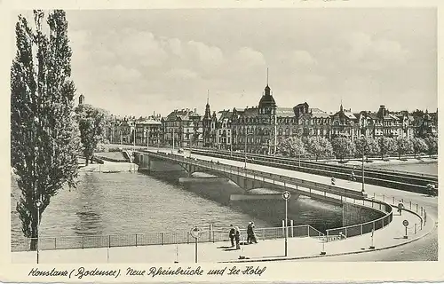 Konstanz Bodensee Neue Rheinbrücke Seehotel ngl 101.496