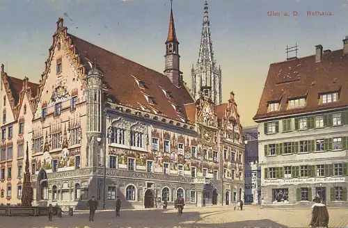 Ulm a.d. Donau Rathaus gl1909 101.629