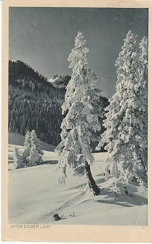 Nesselwang Allgäu Alpspitze im Winter gl1926 C1285