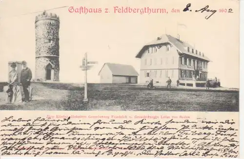 Feldberg Gasthaus zum Feldbergthurm gl1902 82.167