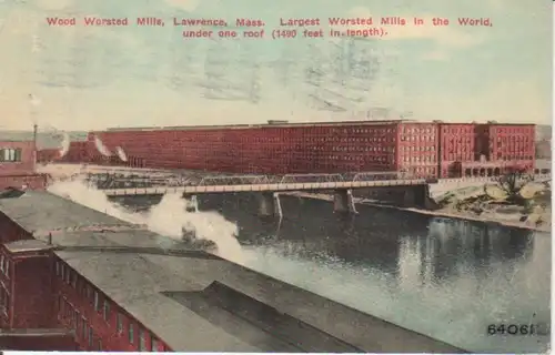 Lawrence, Mass. Wood Worsted Mills gl1914 204.151