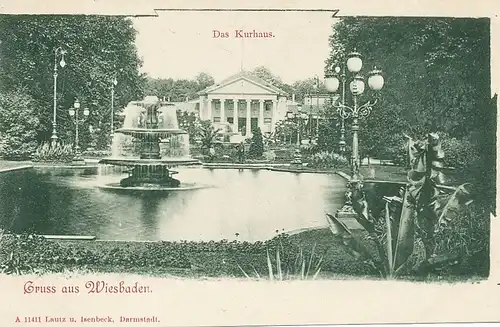 Gruß aus Wiesbaden Das Kurhaus ngl 101.054