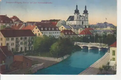 Donaueschingen Partie Schützenbrücke gl1919 82.813