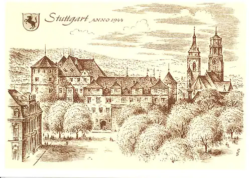 Stuttgart 1592 Künstler Schäfer-Grohe ngl 110.108