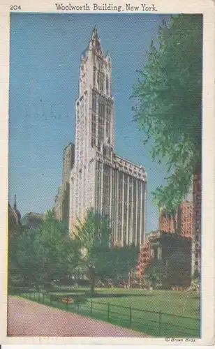 New York Woolworth Building gl1937 204.295