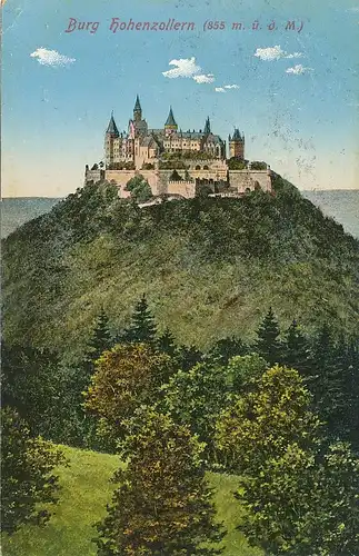 Burg Hohenzollern gl1914 102.044