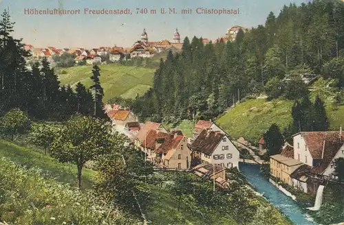 Freudenstadt Panorama mit Christophstal ngl 102.091