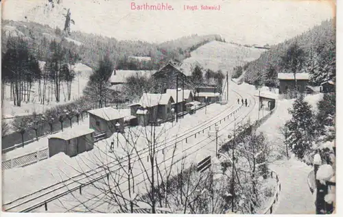 Barthmühle bei Schnee gl1911 79.968