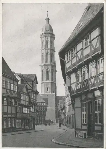 Braunschweig St. Andreas und Straße ngl 102.711