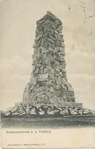Bismarckdenkmal auf dem Feldberg gl1909 105.117
