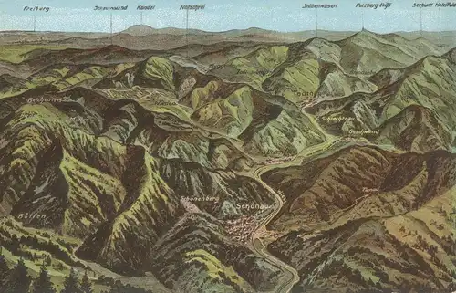 Schönau Belchen Gebirgspanorama ngl 102.770