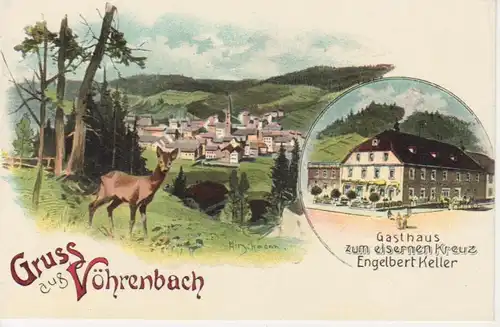 Vöhrenbach Gasthaus zum eisernen Kreuz ngl 81.275