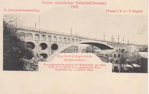 Plauen König Friedrich August-Brücke ngl 79.995