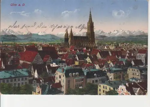 Ulm Stadtpanorama feldpgl1916 81.553