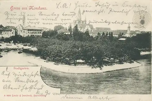 Gruß aus Konstanz Stadtgarten gl1900 101.468