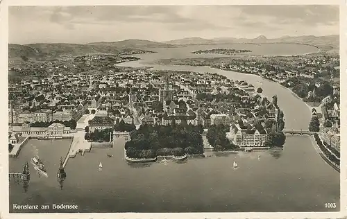 Konstanz am Bodensee Gesamtansicht ngl 101.463