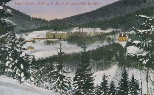 Friedrichsheim b. Kandern Panorama feldpgl1917 102.280