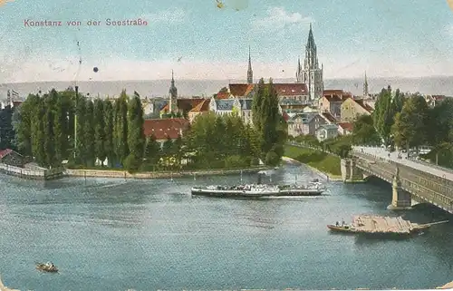 Konstanz von der Seestraße glca1920 101.489