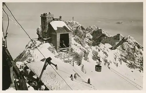 Zugspitze Gipfelstation der Seilbahn ngl 128.087