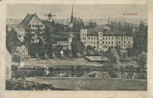 Untermarchtal Häuserpanorama feldpgl1918 102.373